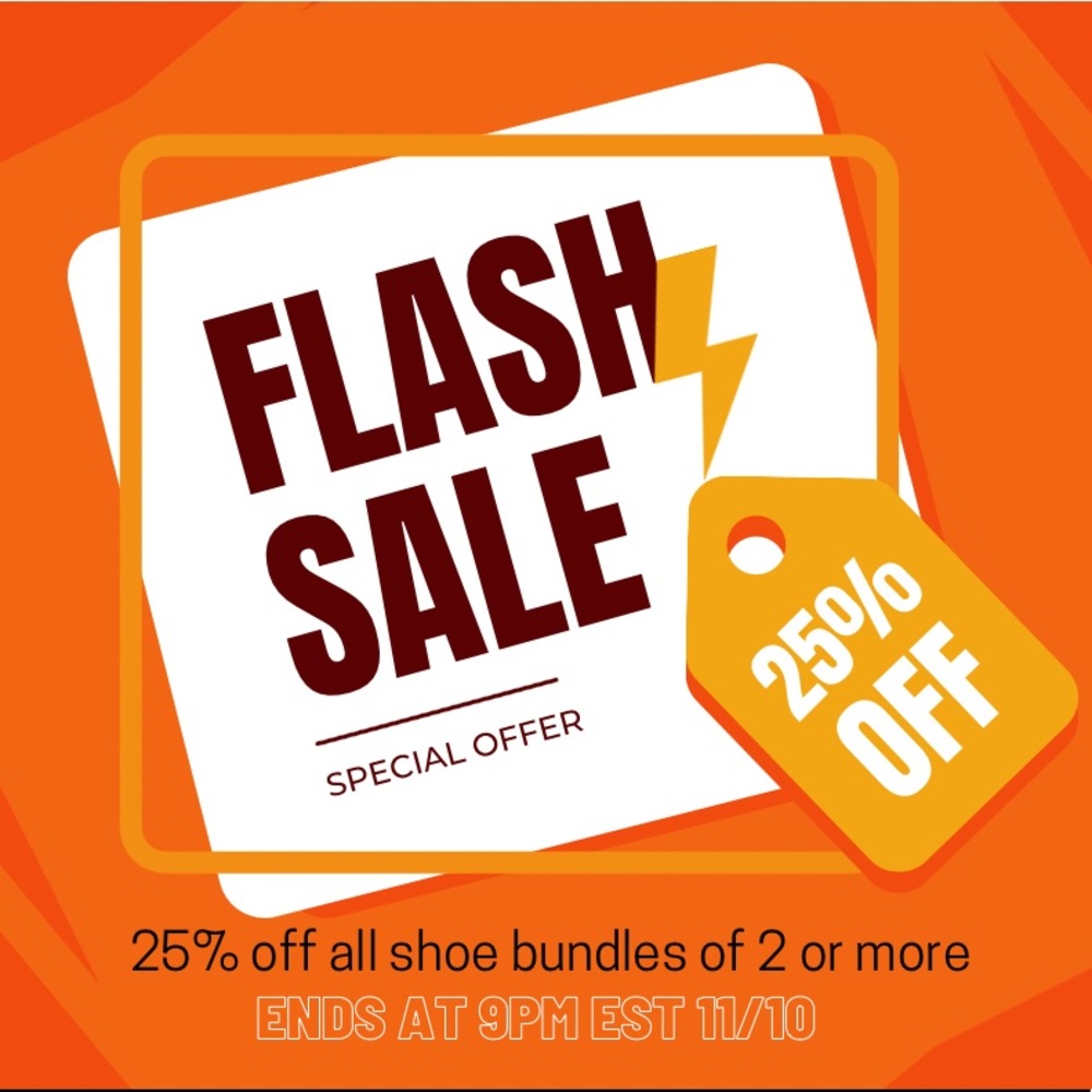 FLASH SHOE SALE!